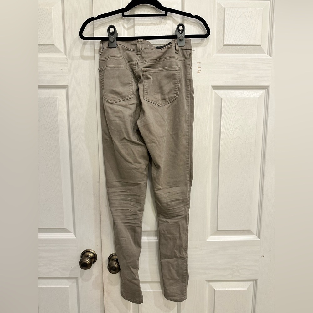 Pieces High Waisted Jeans in Light Green